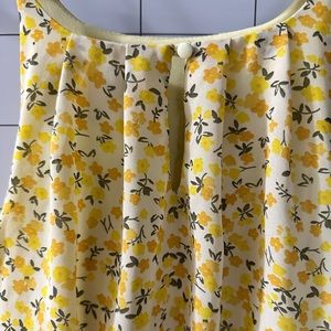 Yellow Floral Dress